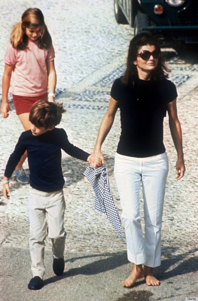 Photo taken in 1966 of Jackie Kennedy wi